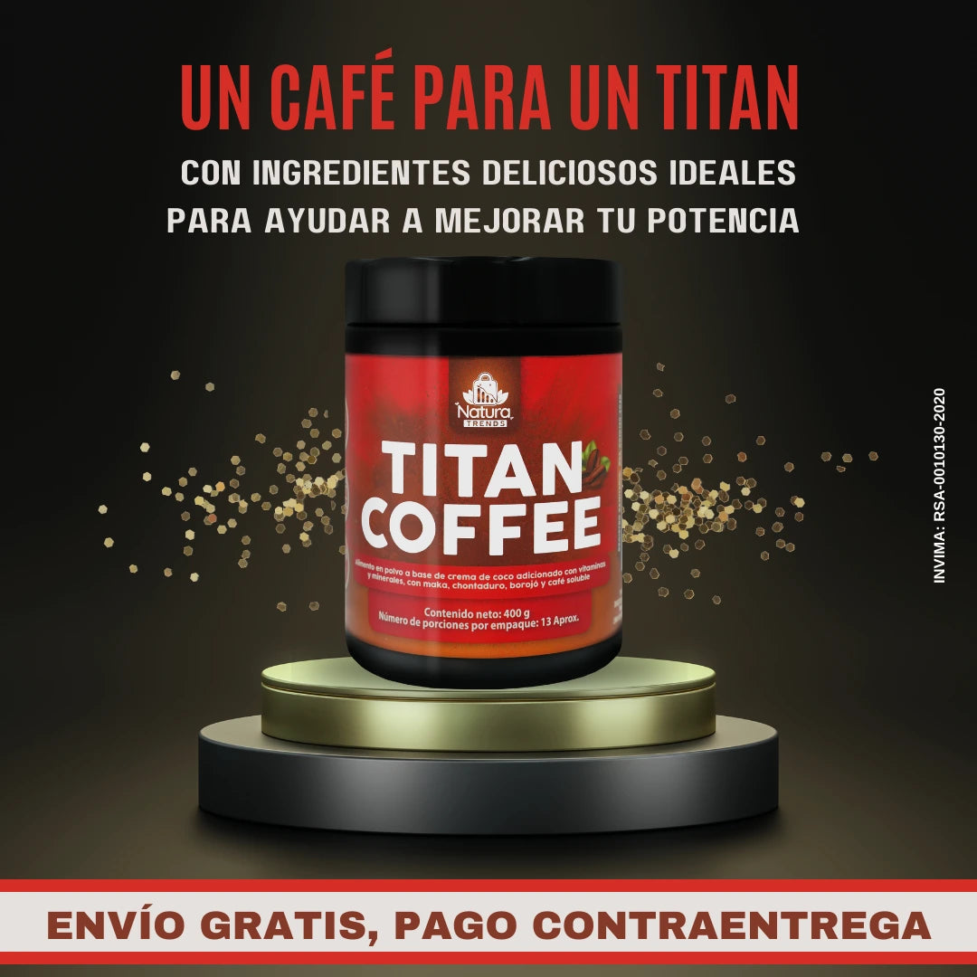 TITAN COFFEE® Vamos! Aumenta tu Potencia de Manera Natural 💪