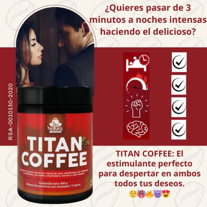 TITAN COFFEE® Vamos! Aumenta tu Potencia de Manera Natural 💪